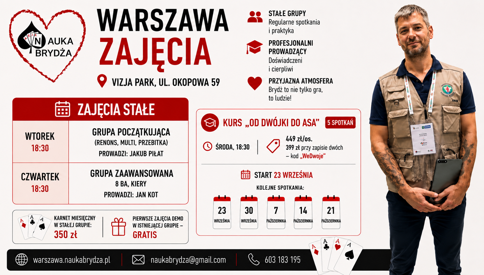 Wracamy do brydża w Warszawie!